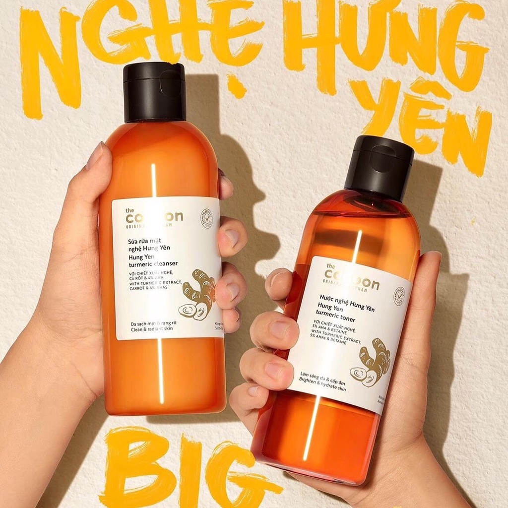 Sữa rửa mặt Cocoon nghệ Hưng Yên giúp da mịn màng rạng rỡ 310ml