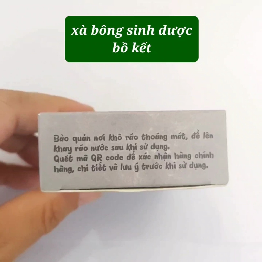 Xà bông sinh dược bồ kết 100g