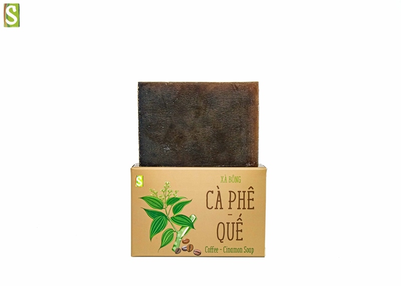 Xà bông sinh dược cà phê quế HTX Sinh Dược 110g – 55g
