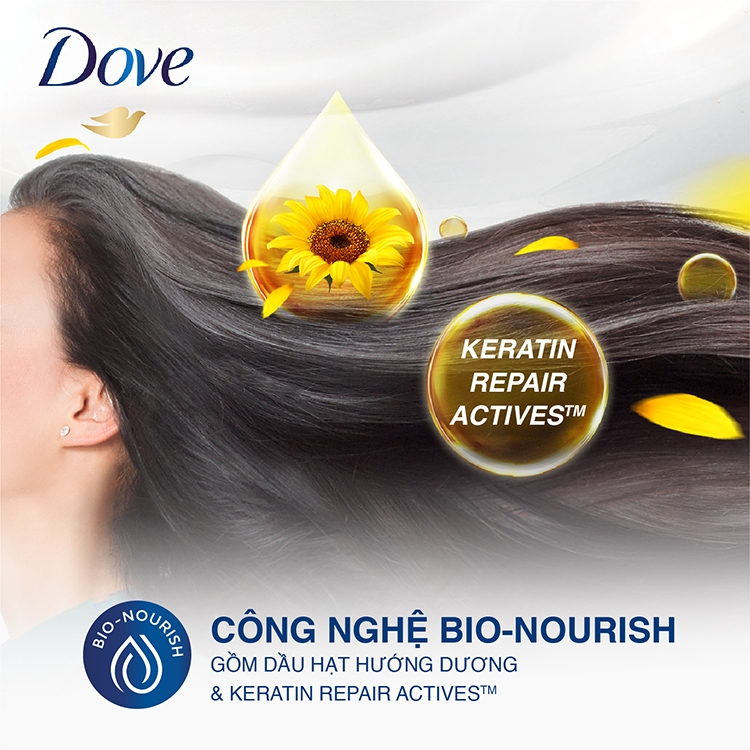 Combo Dove Phục Hồi Hư Tổn Dầu Gội 640g + Kem Xả 610g