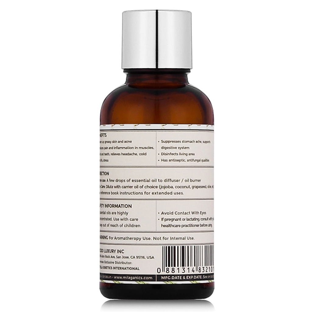 Tinh Dầu Sả Chanh Milaganics (30ml)