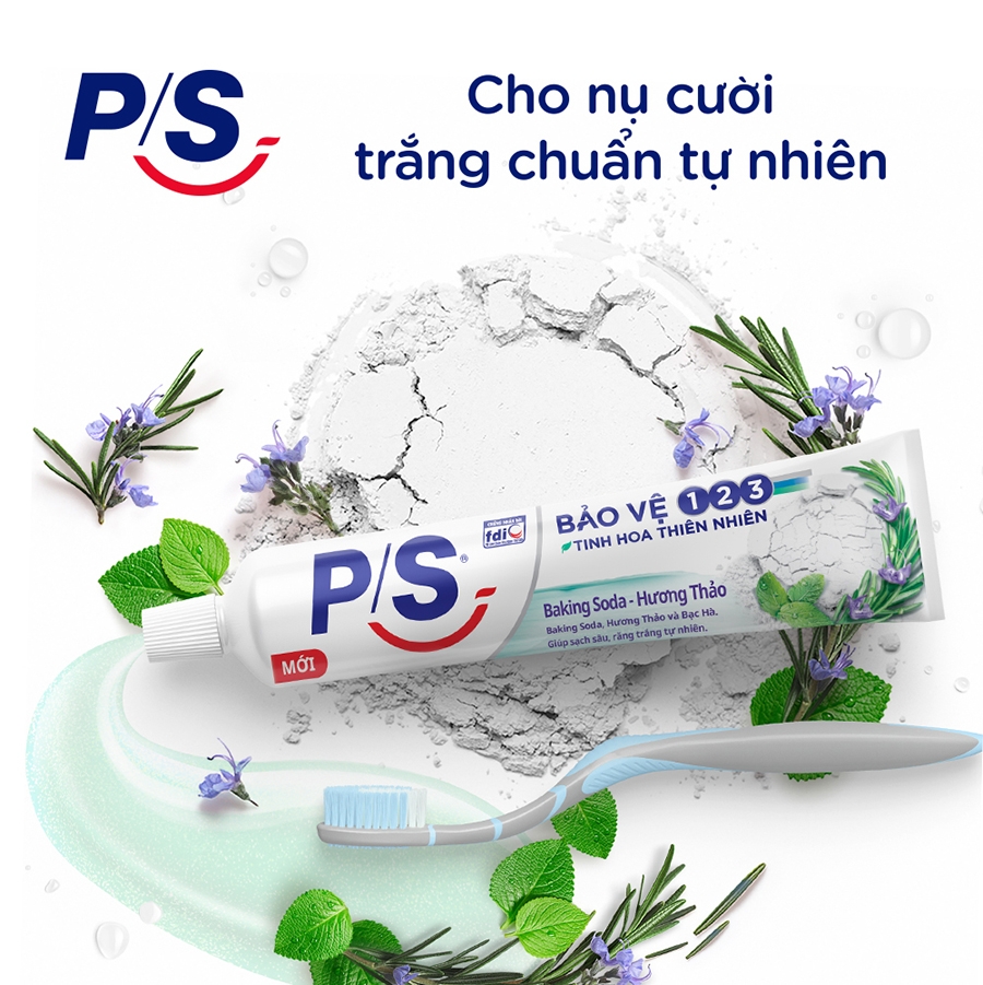 Kem Đánh Răng P/S Bảo Vệ 123 Baking Soda - Hương Thảo