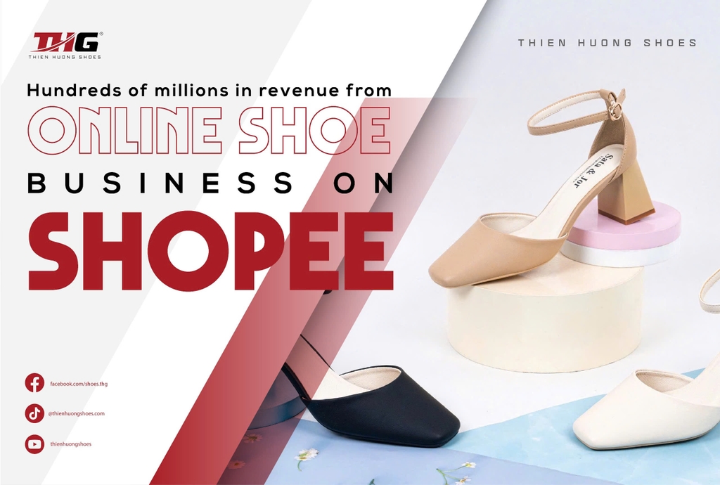 Hundreds of millions in revenue from online shoe business on Shopee