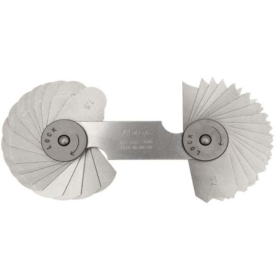 Dưỡng Đo Bán Kính 186-106 (7.5-15mm/32 lá)