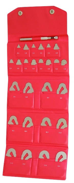 Dưỡng Đo Bán Kính 186-902 (0.5-13mm/26 lá)