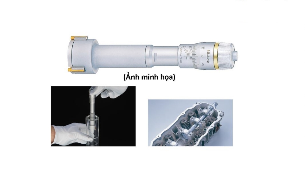 Panme Đo Lỗ Ba Chấu Cơ Khí 368-163 (10-12MM/0.001MM)