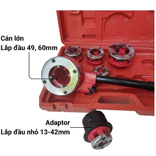 Bộ ren ống bằng tay 8 đầu SD707