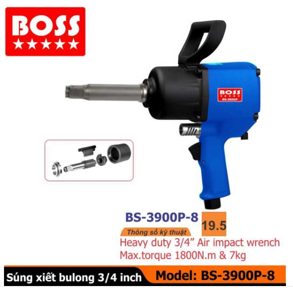 Súng vặn bulong 3/4