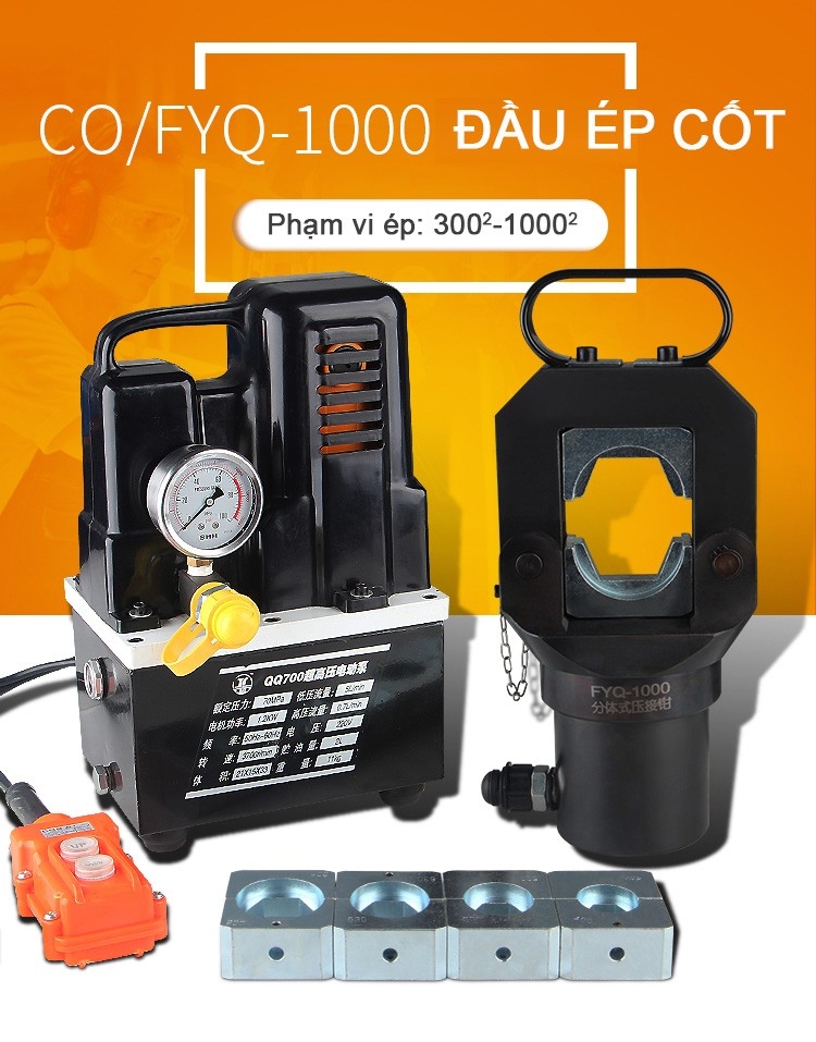 Đầu ép cốt thủy lực FYQ 1000