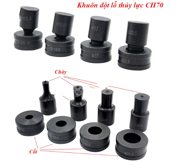 Khuôn đột lỗ máy đột thủy lực CH70