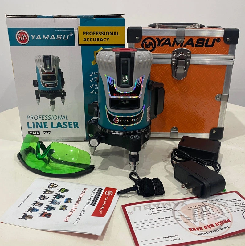 Máy Cân Bằng Laser 5 Tia Xanh YAMASU YMS-777 Pro Bản Cao Cấp