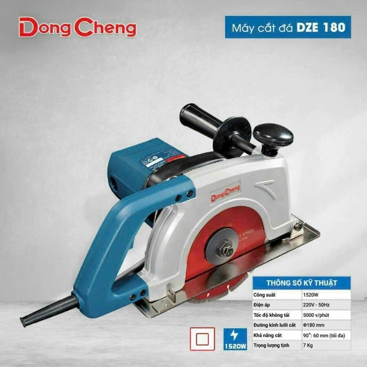 Máy cắt gạch Dongcheng DZE 180