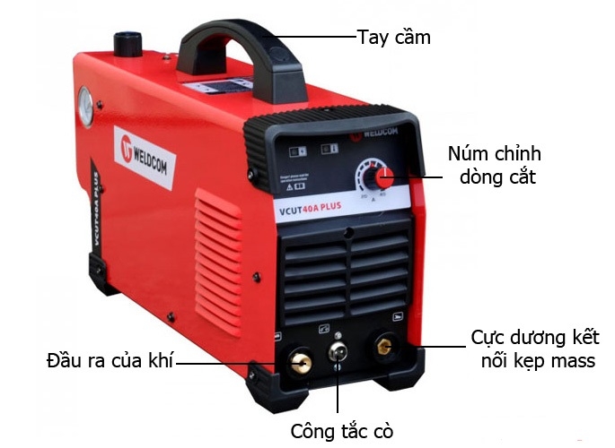 Máy Cắt Kim Loại Plasma Weldcom VCUT40A-220V