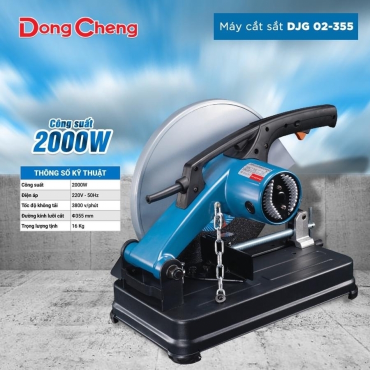 Máy cắt sắt Dongcheng DJG 02-355
