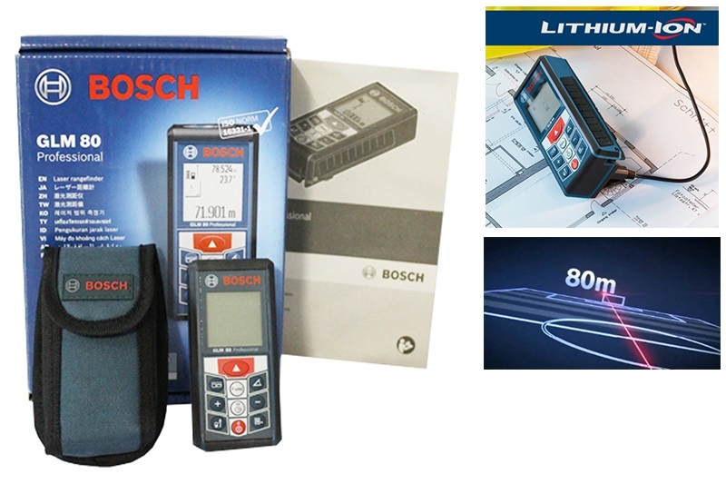 Máy đo khoảng cách laser GLM 80 Bosch - Đức