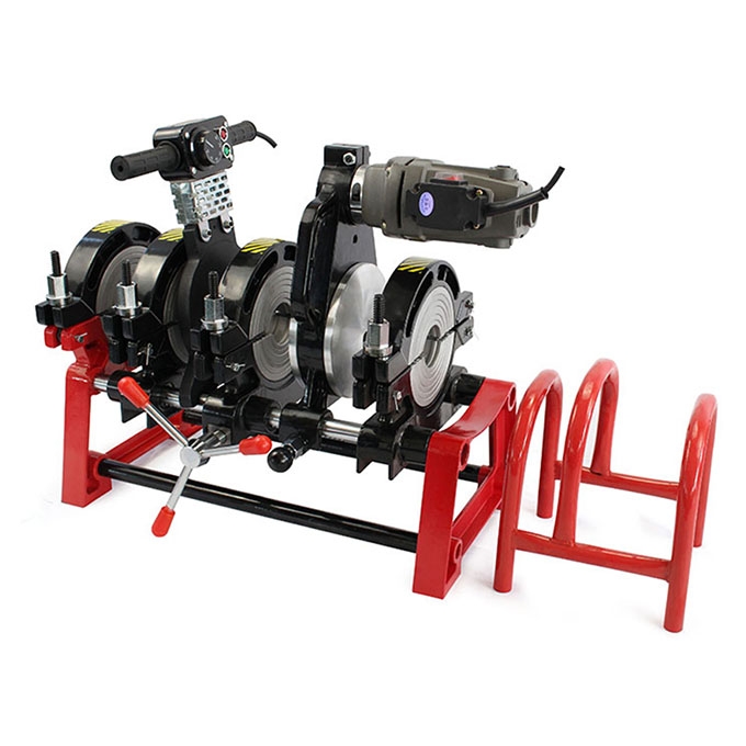 Máy hàn ống nhựa HDPE tay quay 4 kẹp HDPE250-4M