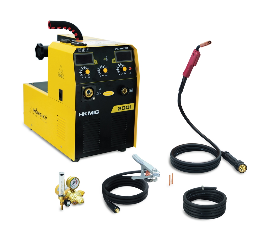 Máy hàn điện tử MIG Hồng Ký HKMIG200I
