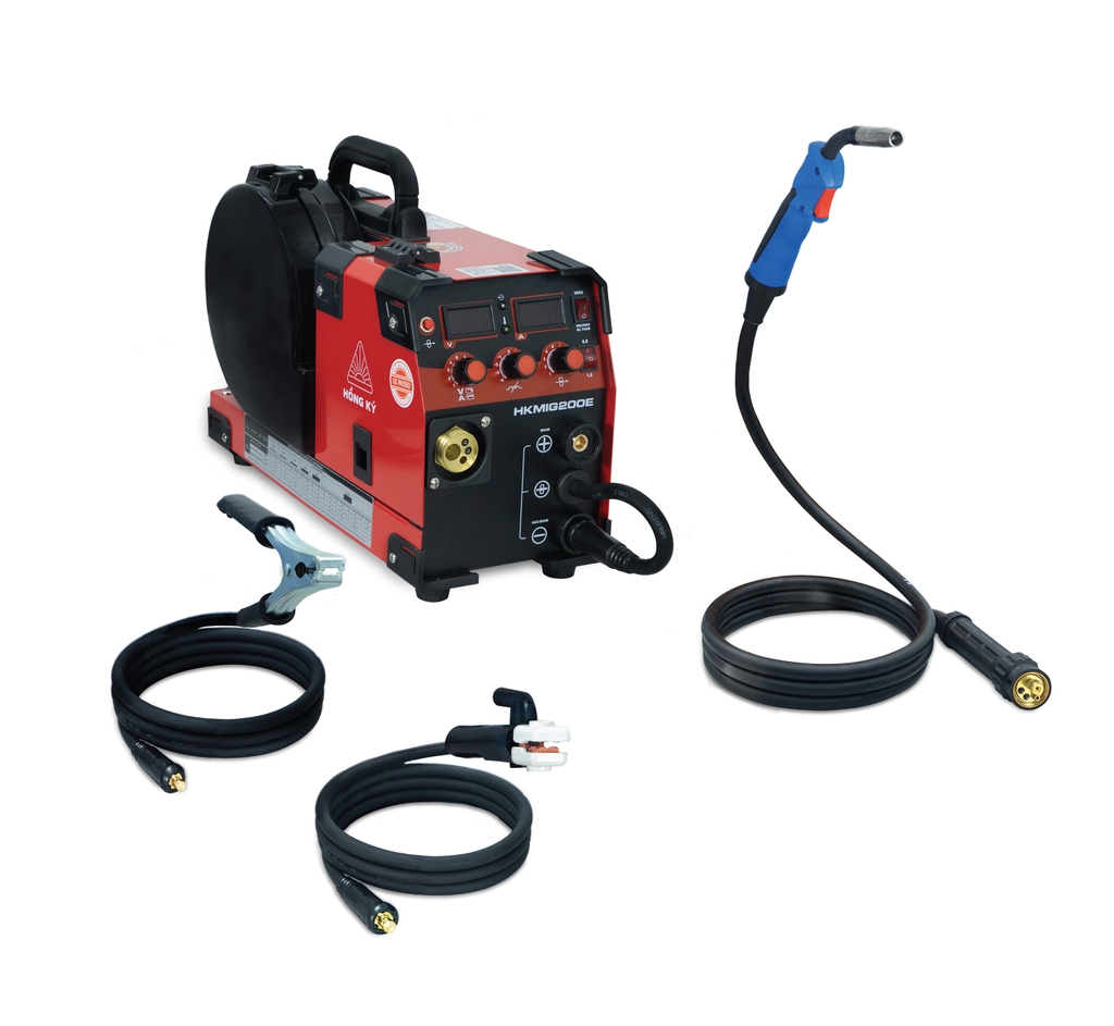 Máy Hàn Mig Không Dùng Khí Hồng Ký HKMIG200E
