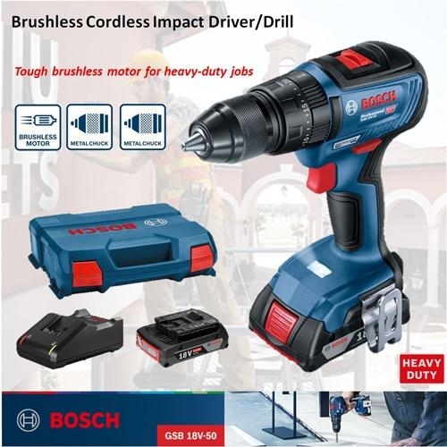 Máy khoan động lực dùng pin Bosch GSB 18V-50