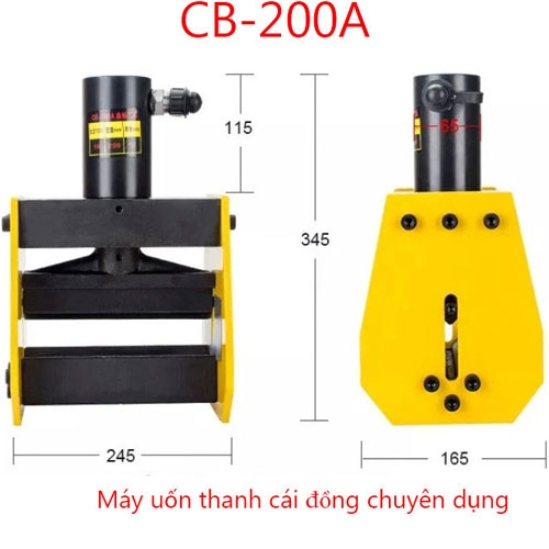 Máy uốn thanh cái đồng thuỷ lực CB-200A