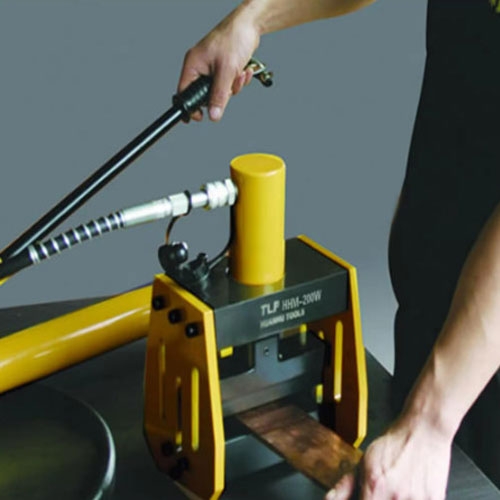 Máy uốn thanh cái đồng thủy lực TLP HHM-200W