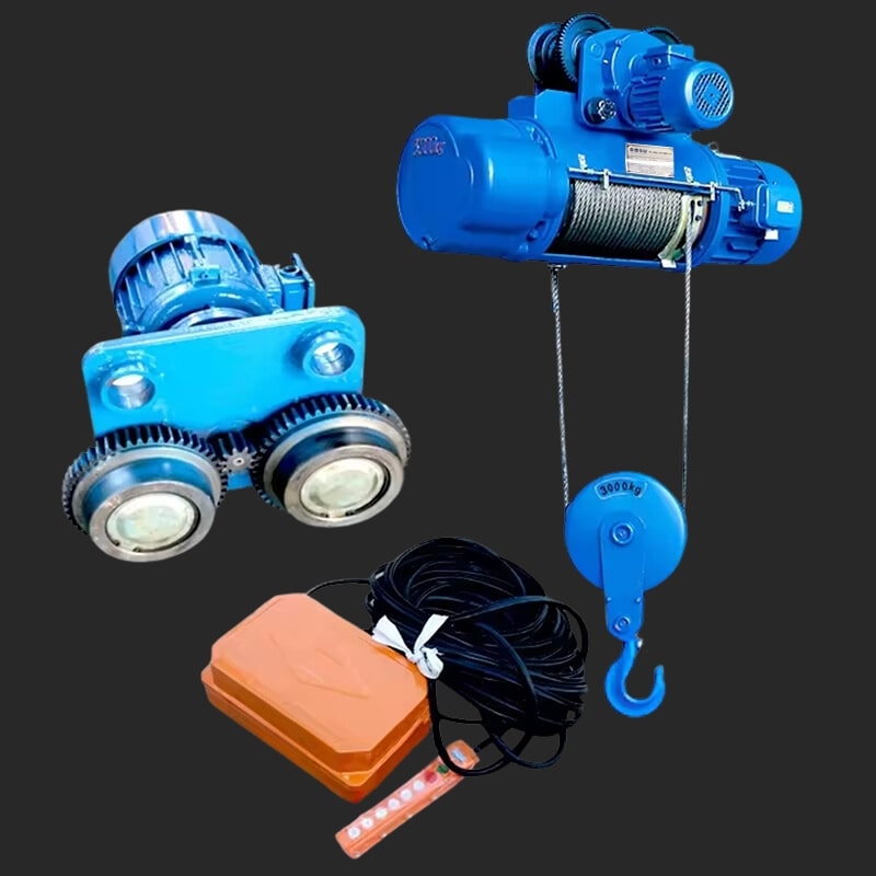 Pa lăng cáp điện DOSU CD1-2 9m 2 tấn 380V