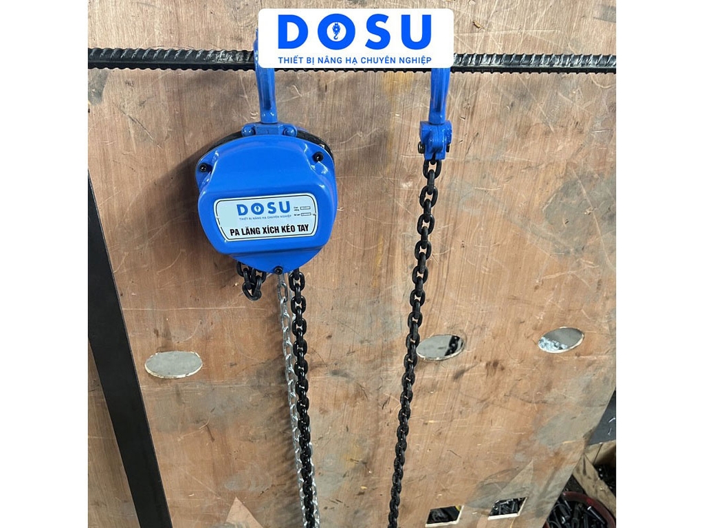 Pa lăng xích kéo tay DOSU 3 Tấn 3 Mét