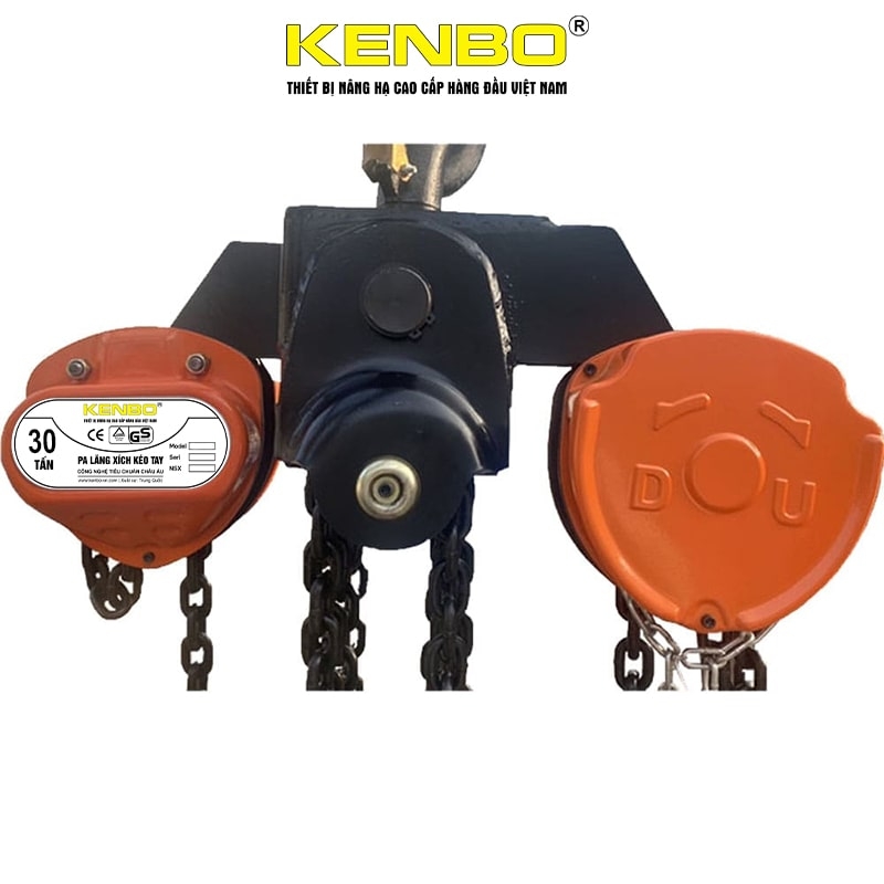 Pa lăng xích kéo tay KENBO KB30T-5M 30 tấn 5 mét