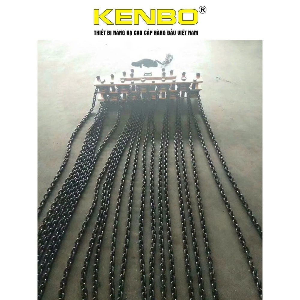 Pa lăng xích kéo tay KENBO KB50T-5M 50 tấn
