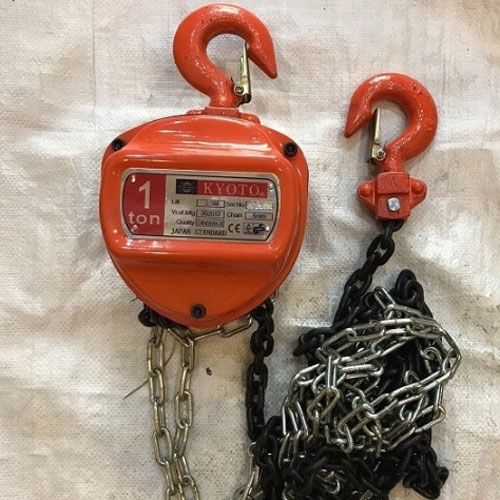Pa lăng xích kéo tay Kyoto 1 Tấn 8 Mét