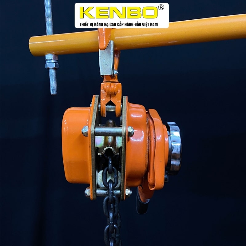 Pa lăng xích lắc tay KENBO LB0.75 0.75 tấn 1.5m
