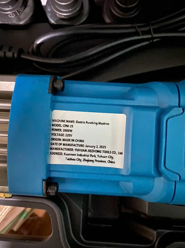 Máy Đột Lỗ Thủy Lực Cầm Tay CPM-25