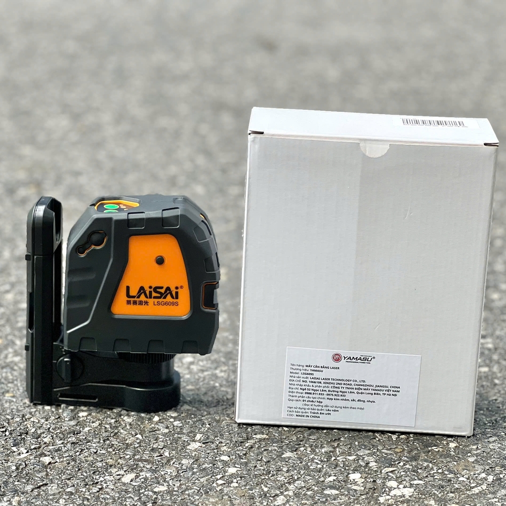 Máy cân mực laser 2 tia xanh Laisai LSG609S