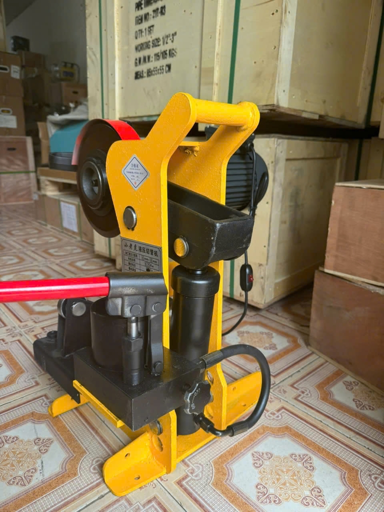 Máy Cắt Ống Thép Thủy Lực 219mm - QG-012