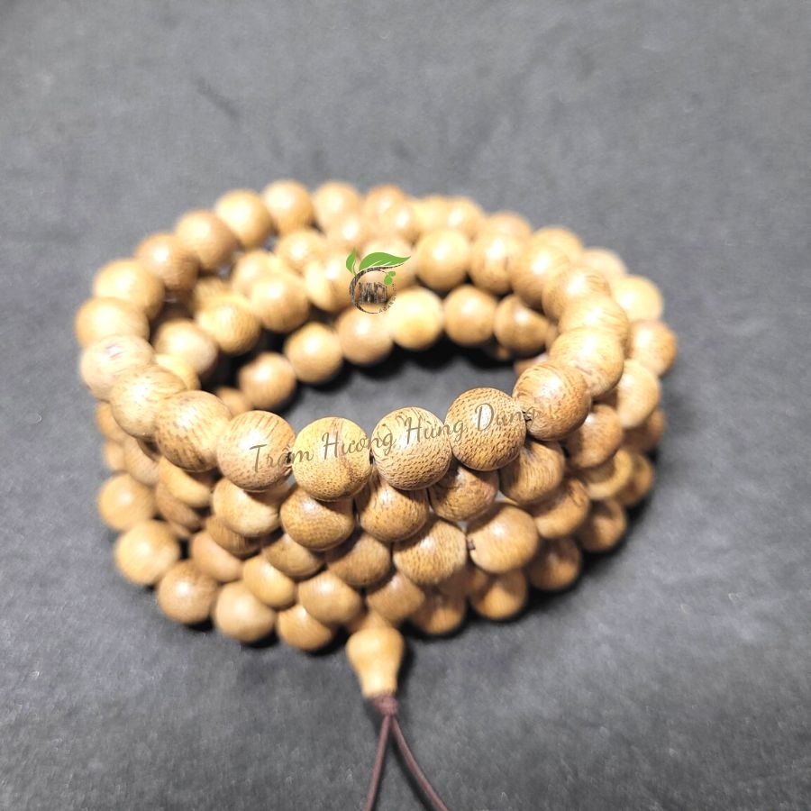 CHUỖI TRÀNG TRẦM HƯƠNG 108 HẠT MINH NGUYỆT SIZE 8MM