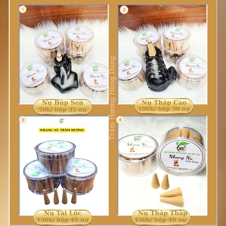 NỤ TRẦM HƯƠNG  BÚP SEN KHÓI NGƯỢC