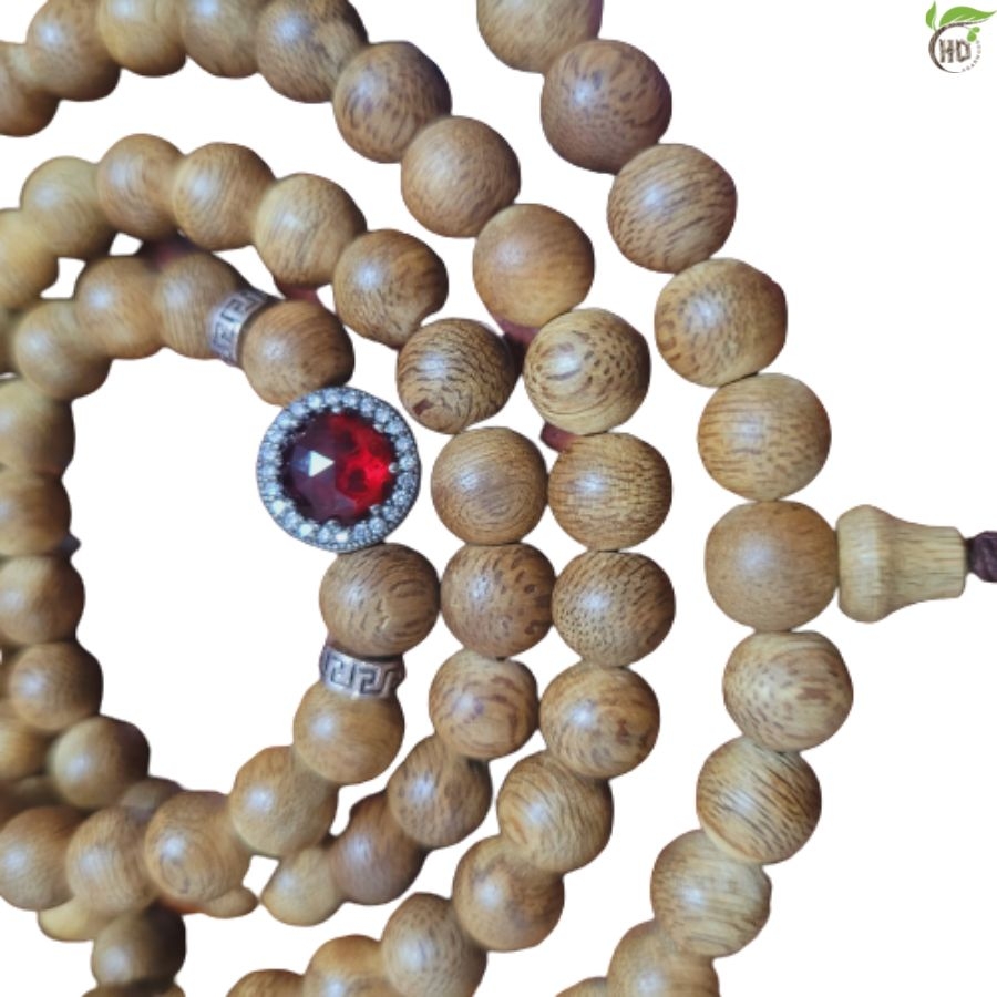 CHUỖI TRÀNG TRẦM HƯƠNG 108 HẠT MINH NGUYỆT SIZE 8MM