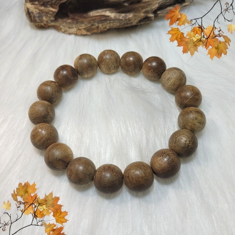 VÒNG TAY GỖ TRẦM HƯƠNG - TRẦM TỐC  NAM 12MM