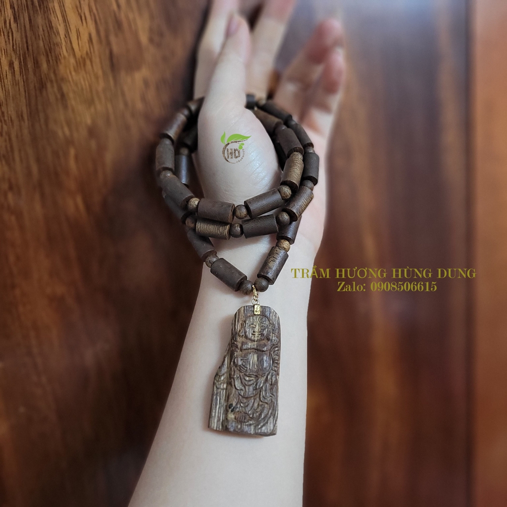 DÂY CHUYỀN TRẦM HƯƠNG TỰ NHIÊN VIỆT NAM SIZE 8MM