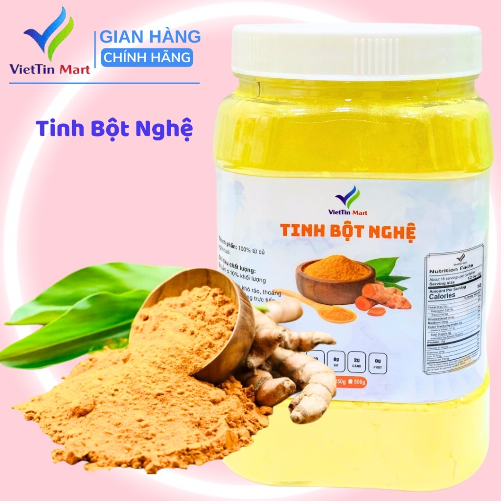 Tinh Bột Nghệ Nguyên Chất Viettin Mart 1KG