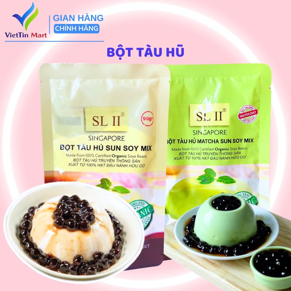 [1gói] Bột tàu hũ  SUN SOY MIX origin SINGAPORE (90g)