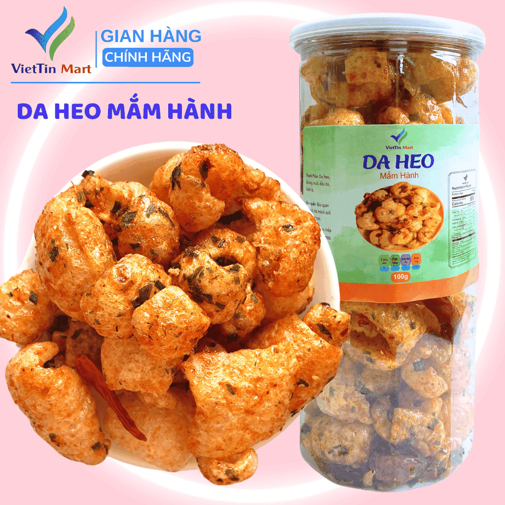 Da Heo Sốt Mắm Hành VIETTINMART 150G