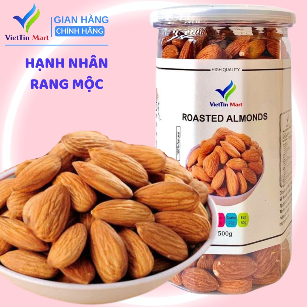 (500gram) Hạnh Nhân Tách Vỏ Hàng Xuất Khẩu | Viettin Mart