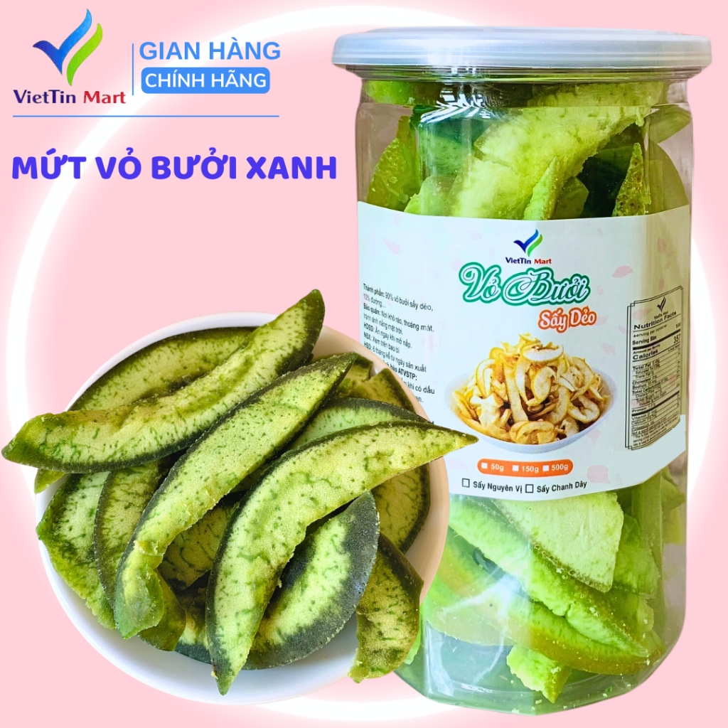 Mứt Vỏ Bưởi Xanh VIETTIN MART 300Gr