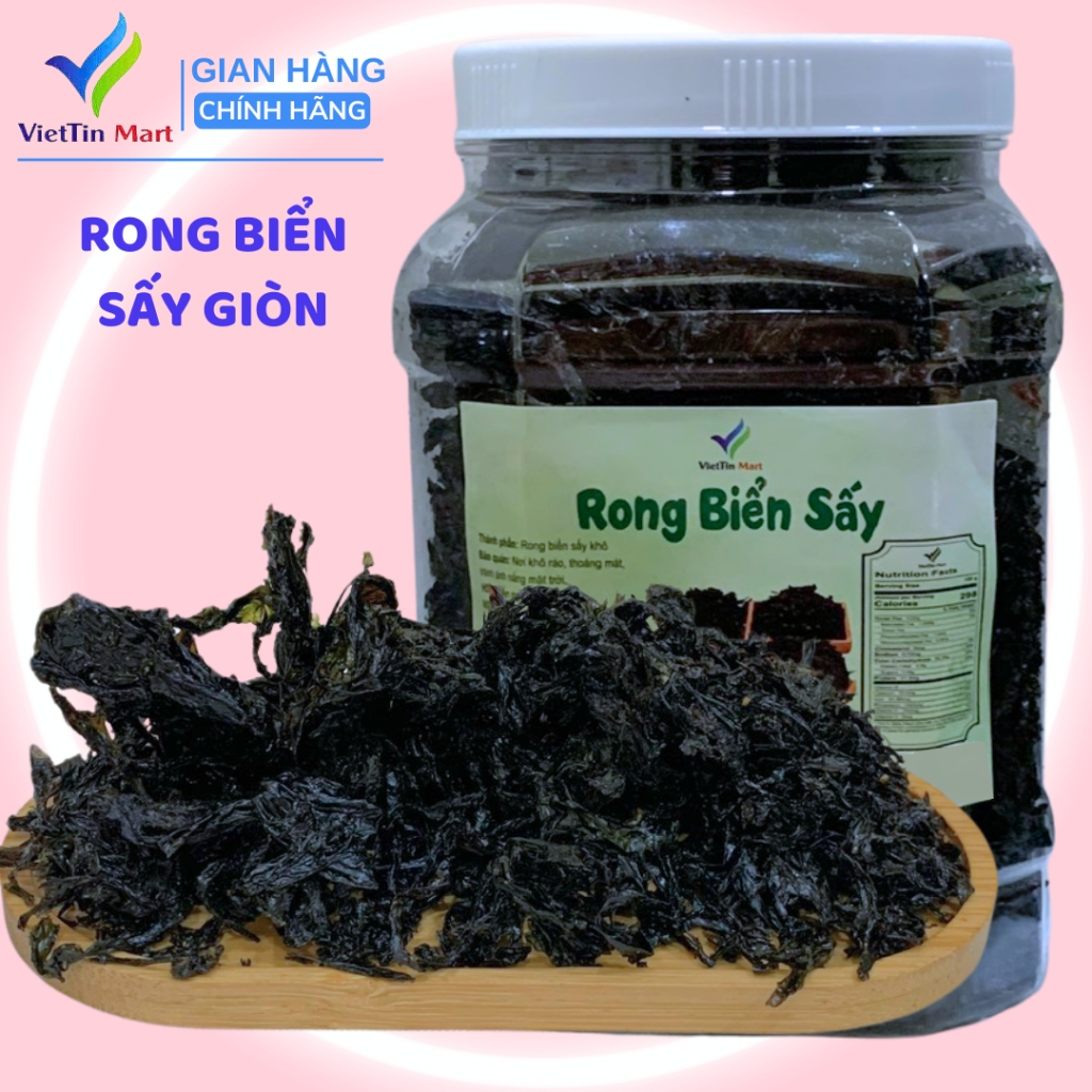 Rong Biển Sấy Giòn (Không tỏi) Viettinmart  250g