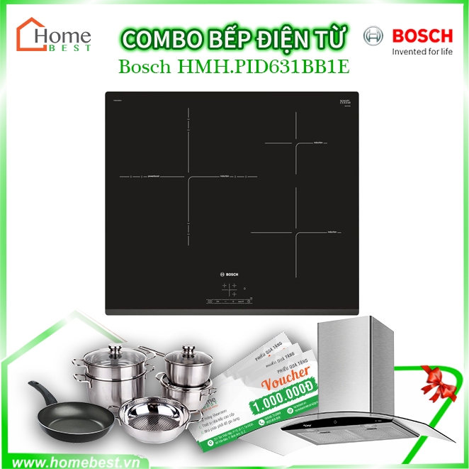 Combo bếp điện từ Bosch HMH.PID631BB1E