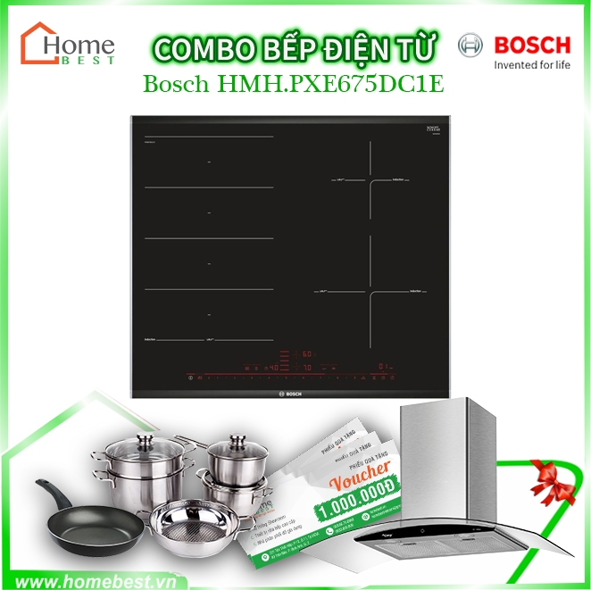 Combo bếp điện từ Bosch HMH.PXE6755DC1E