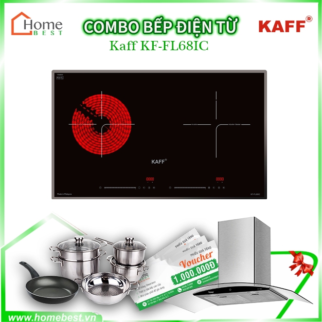 Combo bếp điện từ Kaff FL-FL68IC