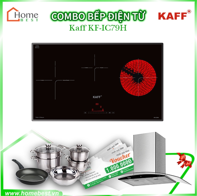Combo bếp điện từ Kaff KF-IC79H