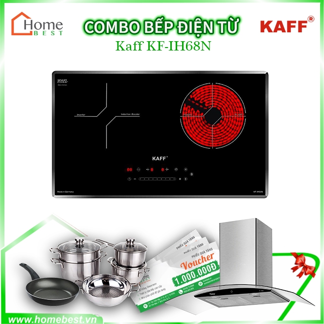 Combo bếp điện từ Kaff KF-IH68N